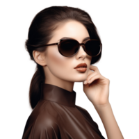 Beautiful model girl isolated png