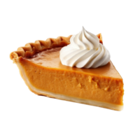 Pumpkin pie isolated png