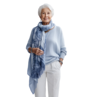 Elderly woman isolated png