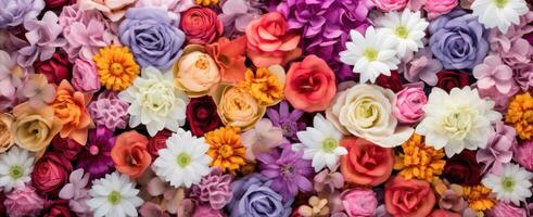 Floral natural background photo