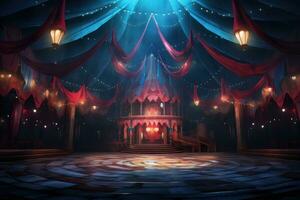 colored Circus background photo