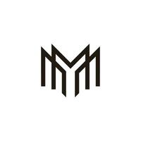 Letter M logo with modern design idea your company or business vector