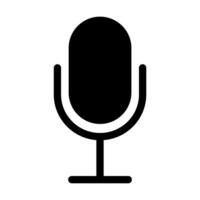 Microphone icon vector illustration for graphic design, logo, web site, social media, mobile app, ui