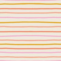 Classic lined seamless pattern. Cute and simple horizontal lines texture. Hand drawn thin colourful  lines background vector