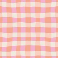 Bold classic plaid texture. Abstract checkered lines pattern. Vector seamless lined background