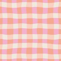 Bold classic plaid texture. Abstract checkered lines pattern. Vector seamless lined background