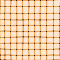 Creative checkered lines pattern. Vector seamless texture with hand drawn lines. Plaid background