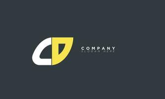 CD Alphabet letters Initials Monogram logo DC, C and D vector