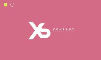 XS Alphabet letters Initials Monogram logo SX, X and S vector