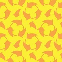 yellow arrows rotate seamless background vector