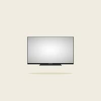 Vector Television Flat Design Animation Mock Up Simple Attractive
