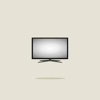 Vector Television Flat Design Animation Mock Up Simple Attractive