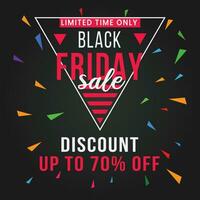 Black friday sale banner, Black friday sale background, Black friday sale template vector