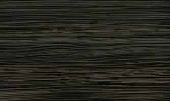 Dark wenge wooden texture with horizontal veins. Vector wood background