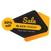 Black Friday Abstract Shape Color 2D Illustration png