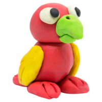 fatto a mano plastilina carino uccello png