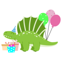 dinossauro festa clipart. feliz dino png