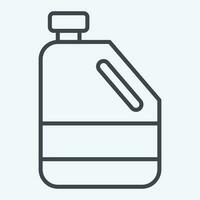 Icon Antifreeze. related to Spare Parts symbol. line style. simple design editable. simple illustration vector