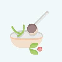 Icon Chimichurri. related to Argentina symbol. flat style. simple design editable. simple illustration vector