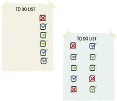 To do list paper vector