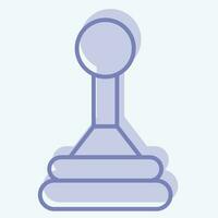 Icon Gear Box. related to Spare Parts symbol. two tone style. simple design editable. simple illustration vector