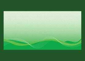 Green Banner Background vector