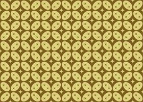 Seamless design of Indonesian batik pattern named KAWUNG. Traditionally applied on cloth for fashion. Batik texture number 07. vector