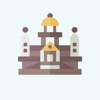 Icon Parliament. related to Argentina symbol. flat style. simple design editable. simple illustration vector