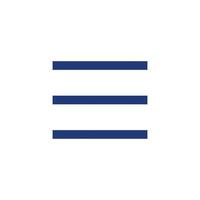 Hamburger like menu pixelated RGB color ui icon. Three lines. More options. Simplistic filled 8bit graphic element. Retro style design for arcade, video game art. Editable vector isolated image