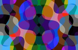 Abstract Colorful Groovy background design vector