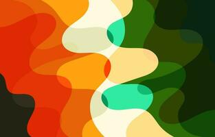 Abstract Colorful Groovy background design vector