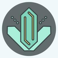 Icon Methamphetamine. related to Addiction Dictionary symbol. color mate style. simple design editable. simple illustration vector