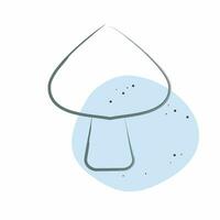 Icon Hallucinogenic. related to Addiction Dictionary symbol. Color Spot Style. simple design editable. simple illustration vector