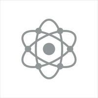átomo icono vector ilustración símbolo