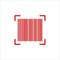 barcode icon vector illustration symbol