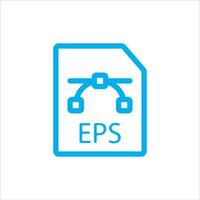 eps file icon vector illustration symbol