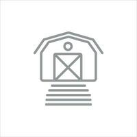 barn icon vector illustration symbol