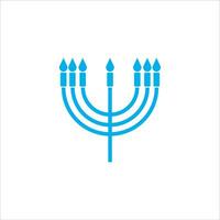 menorah icon vector illustration symbol