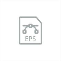 eps file icon vector illustration symbol