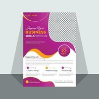 FREE VECTOR CORPORATE BUSINESS FLYER TEMPLATE