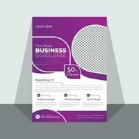 FREE VECTOR CORPORATE BUSINESS FLYER DESIGN TEMPLATE