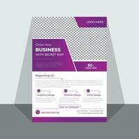 FREE VECTOR CORPORATE BUSINESS FLYER DESIGN TEMPLATE