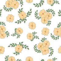 Title Floral seamless pattern High quality vector illustration