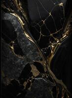 Free photo metallic colored marble textured background. Generative Ai