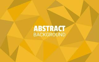 Abstract yellow background with triangles for business. Vector illustration. EPS file.