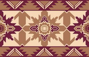 Native American Southwest, Aztec, Navajo seamless pattern. Tribal black and white geometric print. Ethnic design wallpaper, fabric, cover, textile, rug, blanket. vector