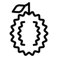 durian line icon vector