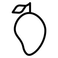 mango line icon vector