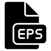 eps glyph icon vector