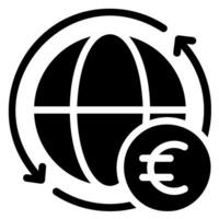 circular glyph icon vector